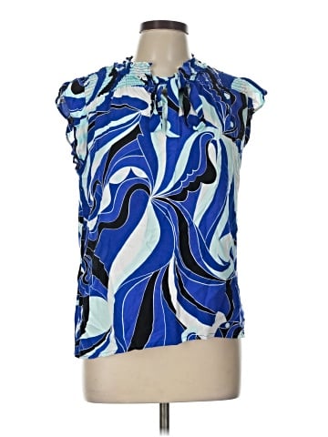 Como Black Sleeveless Blouse (view 1)