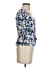BCBGMAXAZRIA Blue 3/4 Sleeve Blouse Size XXS - photo 4