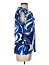 Como Black 100% Rayon Blue Sleeveless Blouse Size L - photo 4