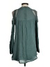 Indigo Thread Co. 100% Rayon Teal Long Sleeve Blouse Size XS - photo 2