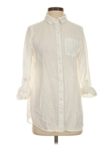 St. John's Bay 3/4 Sleeve Button-Down Shirt (view 1)