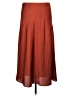J.Crew Solid Red Casual Skirt Size L - photo 2