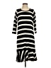 Press Stripes Black Casual Dress Size S - photo 1
