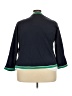 J.Jill Color Block Green Jacket Size 3X - photo 2