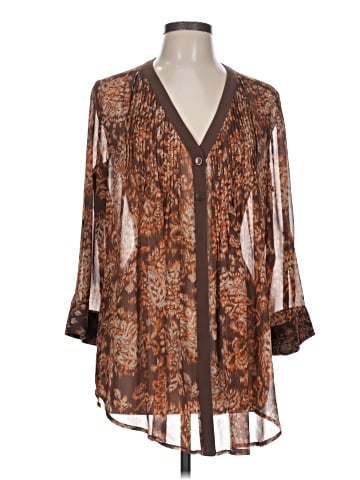 Coldwater Creek 3/4 Sleeve Blouse (view 1)