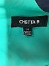 Chetta B Color Block Teal Cocktail Dress Size 14 - photo 7