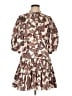BCBG Print Brown Casual Dress Size 10 - photo 1