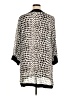 Dotti 100% Polyester Polka Dots Ivory 3/4 Sleeve Blouse Size XL - photo 2