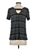 Downeast Gray Short Sleeve Top Size XS - photo 2