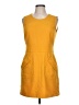 Worthington Yellow Casual Dress Size 10 - photo 1