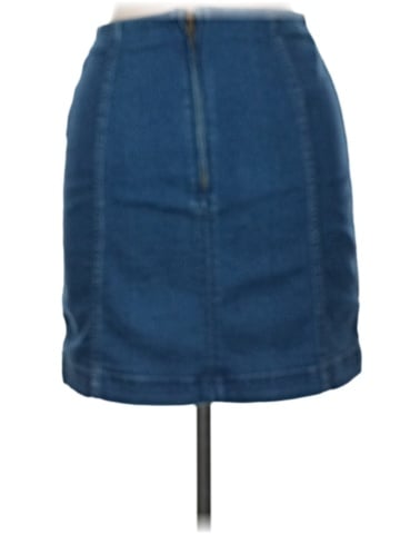 Free People Denim Skirt (view 2)