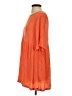 Roxy 100% Viscose Orange 3/4 Sleeve Top Size S - photo 5