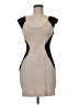 Express Color Block Tan Cocktail Dress Size 6 - photo 1