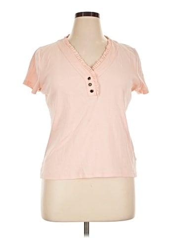 Lauren by Ralph Lauren Short Sleeve Top (view 1)