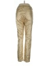 Reba Metallic Solid Gold Jeans Size 12 - photo 2
