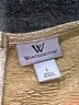 Worthington 100% Polyester Metallic Gold Short Sleeve Blouse Size L - photo 7