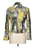 Joseph Ribkoff Print Gold Denim Jacket Size 10 - photo 2
