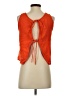 Vero Moda 100% Cotton Orange Sleeveless Blouse Size XS - photo 2