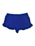 Xhilaration 100% Rayon Floral Blue Shorts Size XL - photo 2