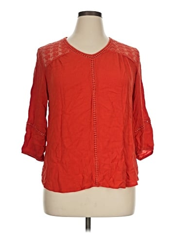 Studio JPR 3/4 Sleeve Blouse (view 1)