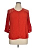 Studio JPR Red 3/4 Sleeve Blouse Size XL - photo 1