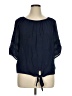 Perseption Concept Blue 3/4 Sleeve Blouse Size XL - photo 1
