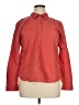 Christopher & Banks Solid Red Long Sleeve Button-Down Shirt Size XL - photo 1