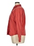 Christopher & Banks Solid Red Long Sleeve Button-Down Shirt Size XL - photo 5