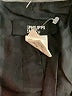 Philippe Adec Paris 100% Leather Metallic Gray Blazer Size 8 - photo 7