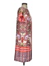 Studio One Paisley Orange Casual Dress Size S - photo 4