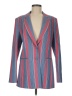 BCBGMAXAZRIA Stripes Blue Blazer Size M - photo 1