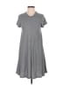 Rolla Coster Solid Gray Casual Dress Size M - photo 1