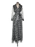 Nocturne Animal Print Silver Casual Dress Size EU 38 / US 8 - photo 1