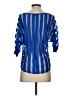 G by GUESS Blue 3/4 Sleeve Top Size S - photo 2