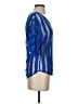 G by GUESS Blue 3/4 Sleeve Top Size S - photo 4