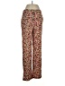 MNG 100% Viscose Floral Red Casual Pants Size S - photo 1