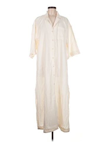 Madewell Lightestspun Cover-Up Maxi Shirtdress (view 1)