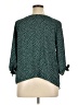 Papermoon 100% Polyester Teal 3/4 Sleeve Blouse Size XL - photo 2