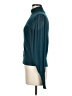 Sanctuary 100% Cotton Teal Long Sleeve Blouse Size M - photo 5