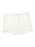 Ann Taylor LOFT Solid Ivory Khaki Shorts Size 10 - photo 1