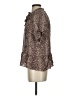 Joie 100% Silk Animal Print Brown 3/4 Sleeve Silk Top Size S - photo 5