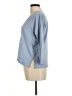 Lilla P Blue Long Sleeve Henley Size S - photo 5