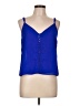 Charlotte Russe 100% Polyester Blue Tank Top Size L - photo 1