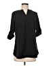 Lands' End Black 3/4 Sleeve Blouse Size 4 - photo 1