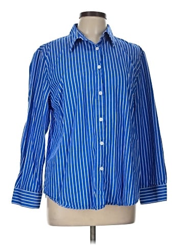 Unbranded Long Sleeve Button-Down Shirt (view 1)