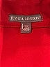 Jessica London 100% Cotton Red Coat Size 12 - photo 6