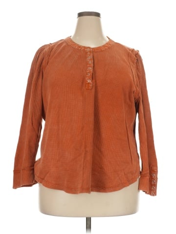 Design 365 Long Sleeve Henley (view 1)