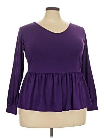 Ashley Stewart 3/4 Sleeve Top (view 1)