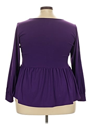Ashley Stewart 3/4 Sleeve Top (view 2)