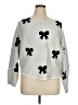 Catherine Malandrino Silver Pullover Sweater Size XL - photo 1